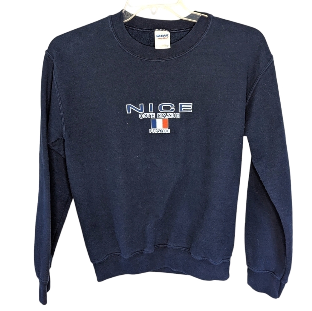 Vintage Gildan Nice Cote D'Azur France Crewneck Woman's Small